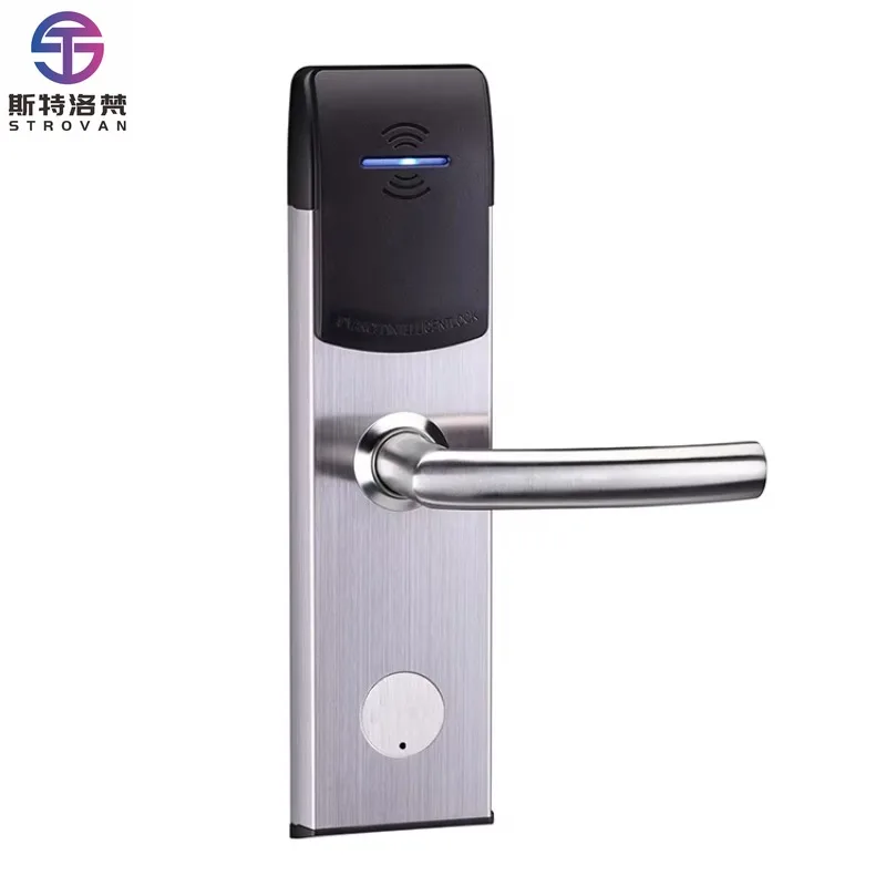 

High Security Key Card Reader Hotel Lock System Electronic Rfid Card Keyless Door Smart Hotel Locks