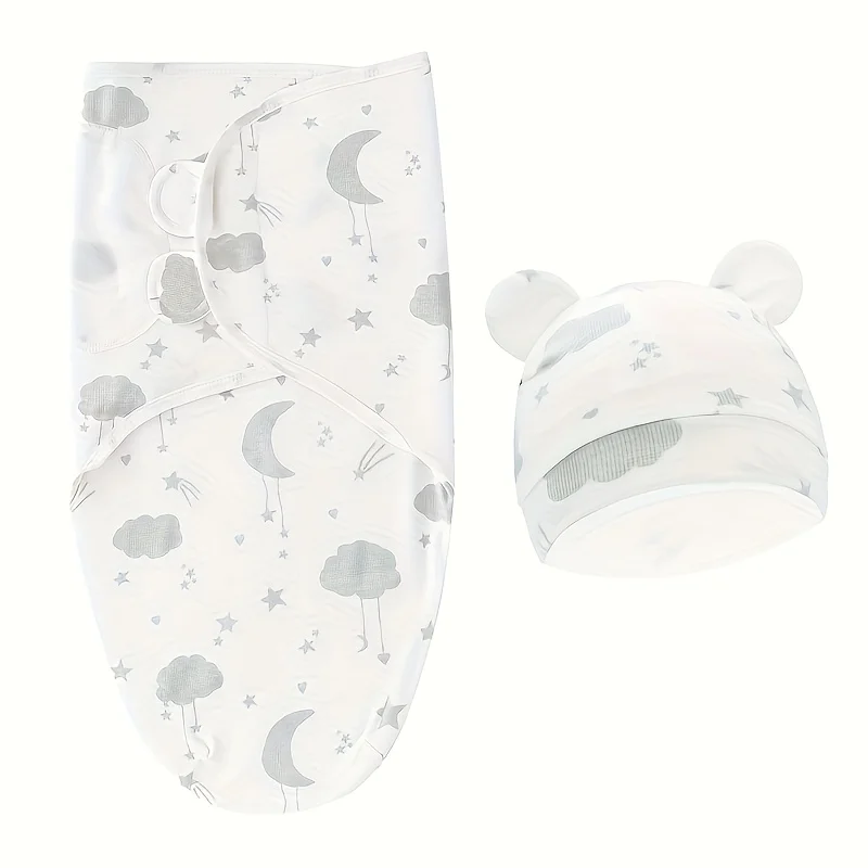 

Cozy Baby Swaddle Wrap with Matching Hat – Premium Soft Touch for Newborns, Ideal Holiday & Shower Present