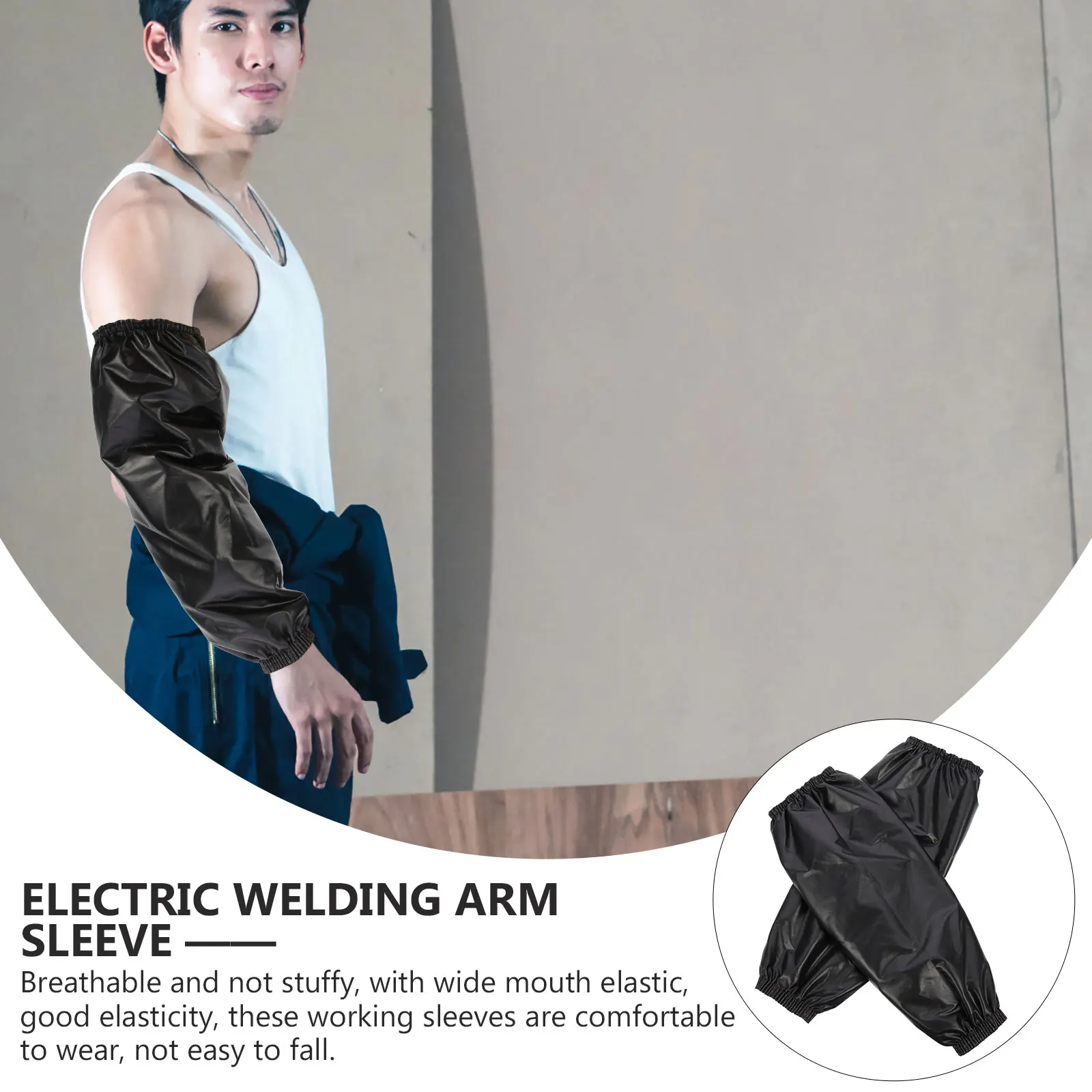

Welding Sleeves Flame Resistant Arm Protection Heat Resistant Burn Sleeve For Men Women Labor Work Gardening