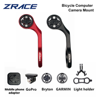 ZRACE Computer Camera Holder Racing Bike Handlebar Mount for IGPSPORT Bryton Wahoo Gopro Garmin Aluminum Support  Bicycle 3D CNC