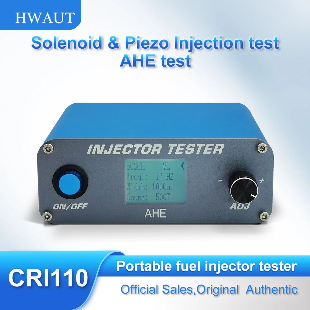 CRI110 Piezo Fuel Injector Common Rail Tester With AHE USB Function For Bosch Denso Delphi Testable Electromagnetic Injectors