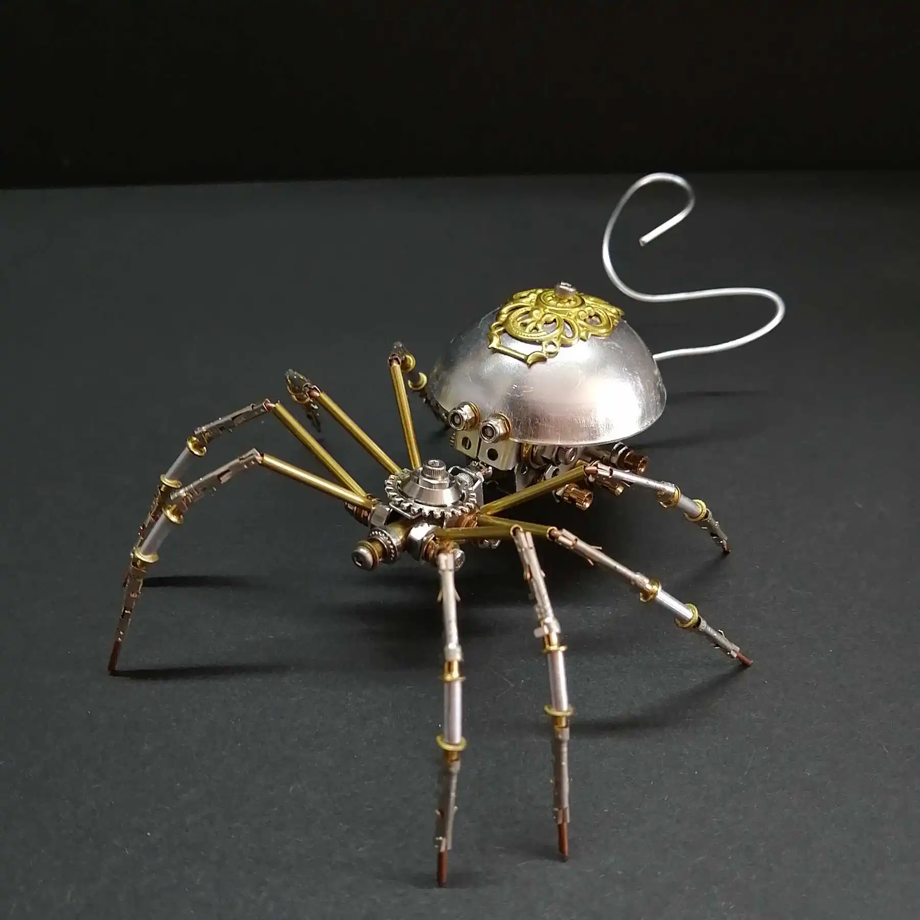 DIY Metal Spider Model Kit Cyberpunk Mechanical Animals Assembly Toy 3D Puzzles Handmade Toys Birthday Gifts