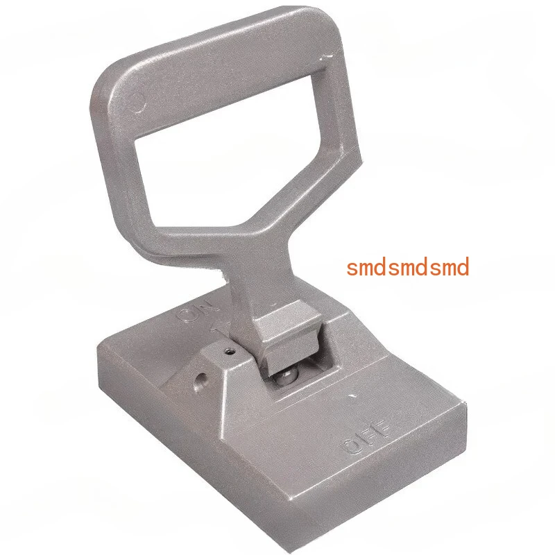 Levantador magnético permanente portátil, levantamento manual e manuseio de placa de aço, mandril magnético plano de 50kg