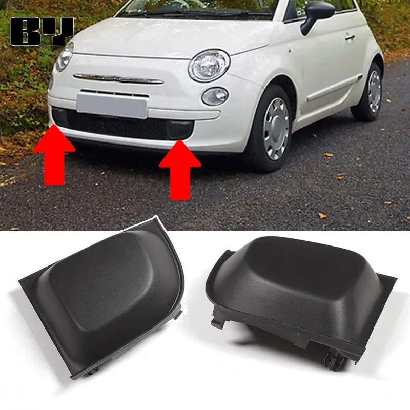 For FIAT 500 2007 2008 2009 2010 2011 2012 2013 2014 2015 Car Front Bumper Fog Light Cover 1SD67KX7AB 1SD60KX7AB