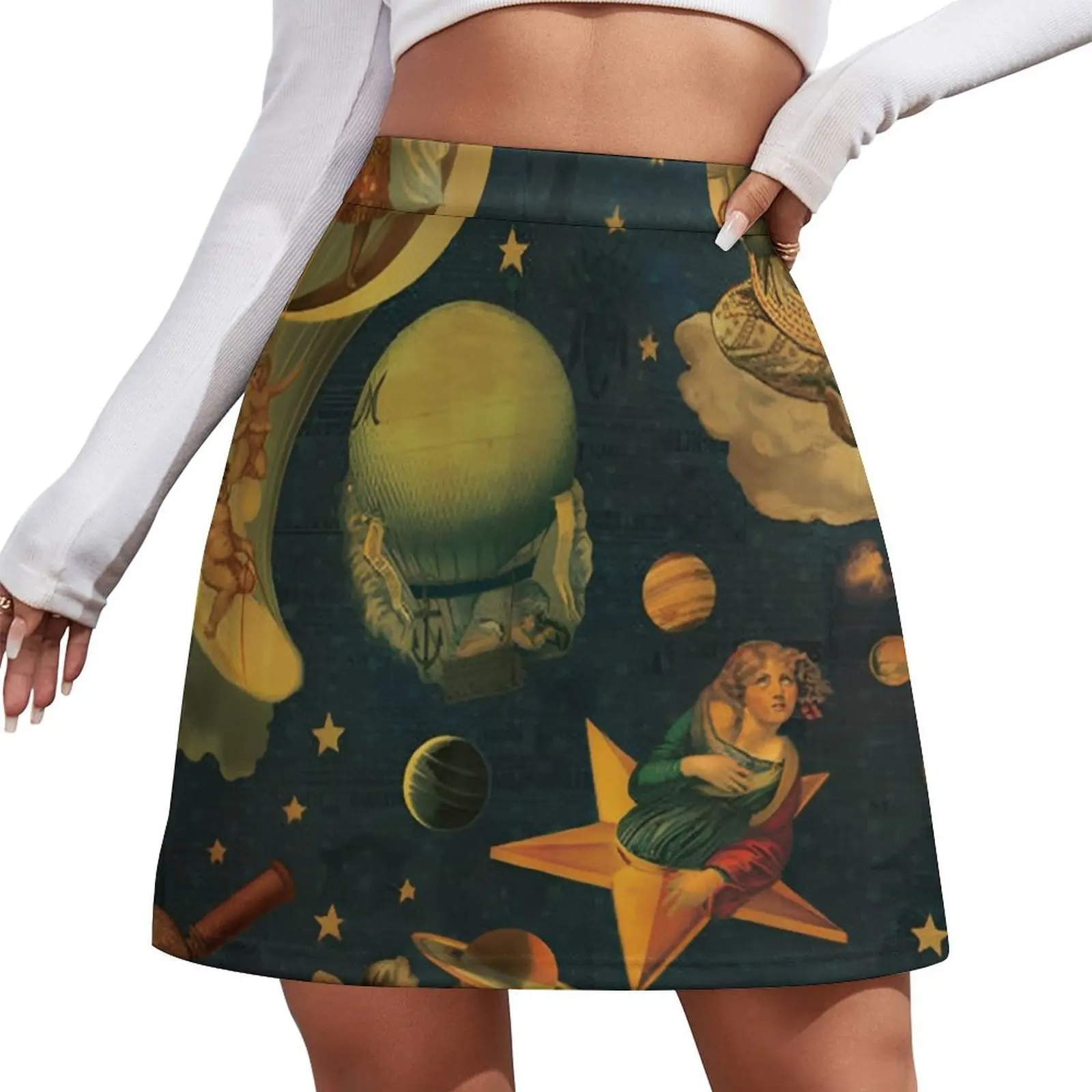 

The Smashing Pumpkins Mini Skirt korean skirt short skirts for women Women's clothing