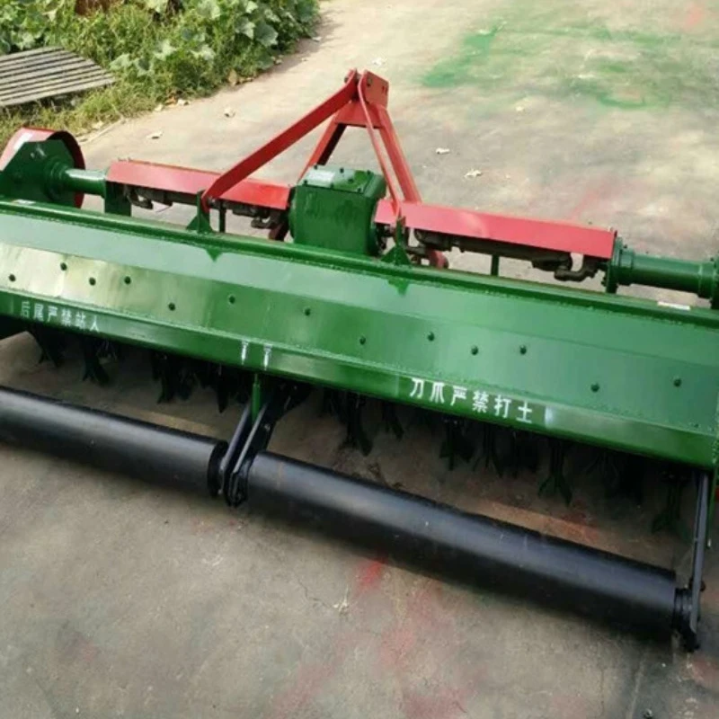 Four-wheel corn straw returning machine, cotton straw crusher, agricultural hand-held pastoral weed crusher