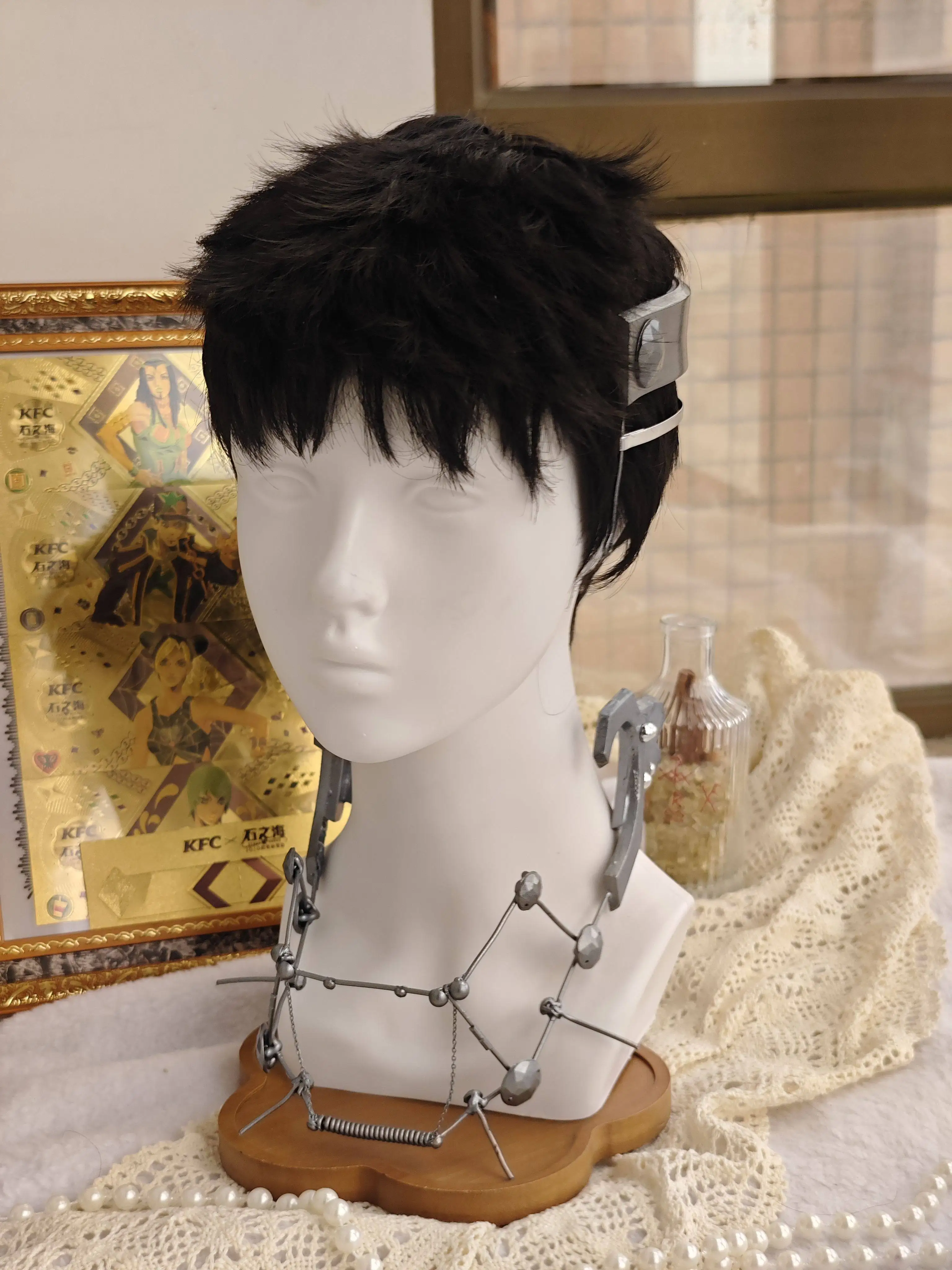 Game Reverse:1999 Tooth Fairy Campbell Mask Traction Device Braces Cosplay Prop Halloween Christmas Fancy Party Accessories