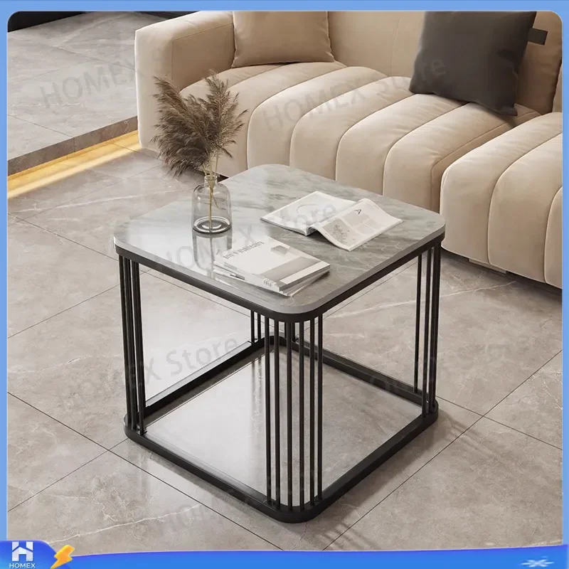 Square granite slab coffee table for living room, home use, corner table, side table, available for rent, small apartment