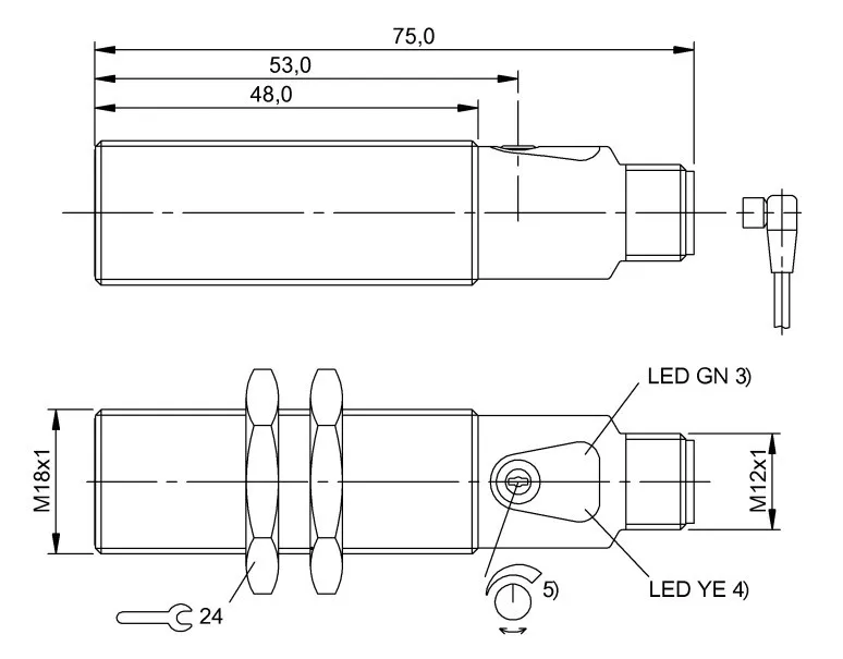 The BOS18M-PS-LH22-S4 Sensor Is New and Original