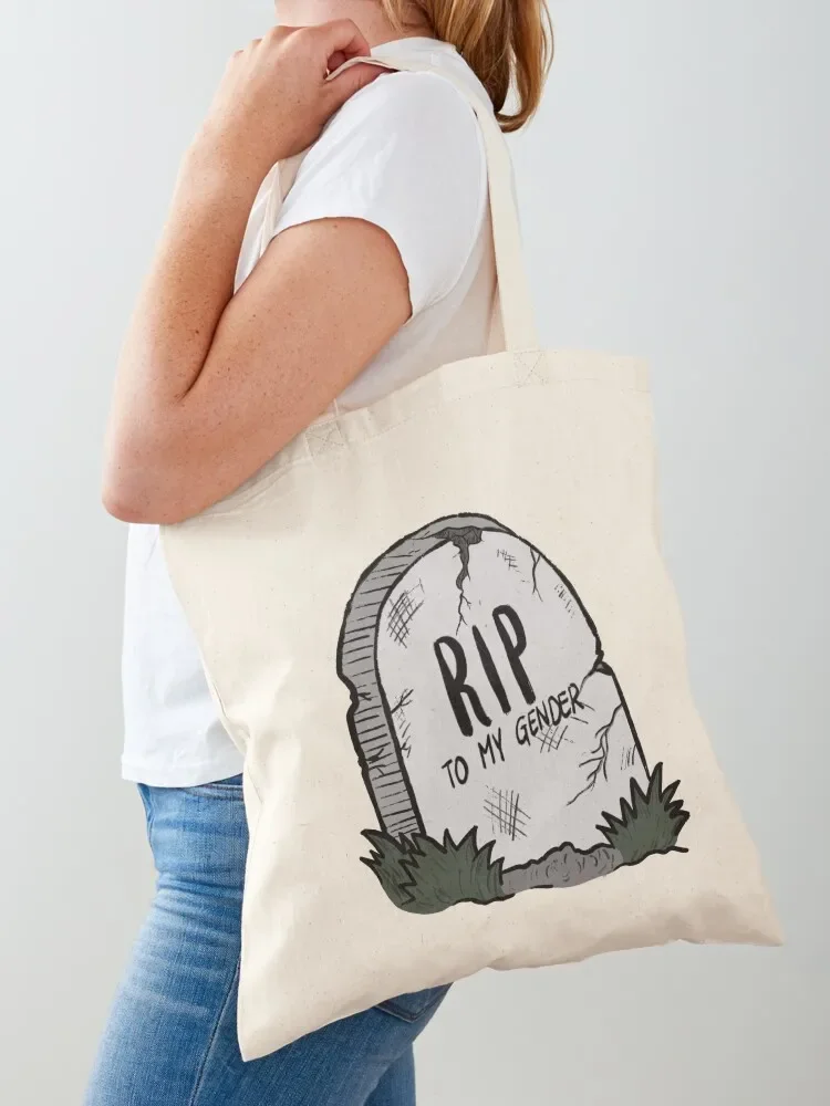 rip to my gender Tote Bag women bag Shopper handbag Gift bags Tote Bag