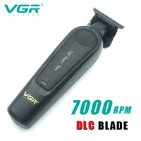 VGR Trimmer Cordless Hair Cutting Machine Electric Hair Clipper Barber Rechargeable Haircut T-Blade Hair Trimmer for Men V-995