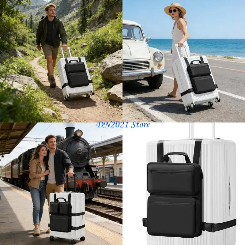 

F3KE Multiple Compartment Expandable Computer Bag For Laptop Protections And Organization