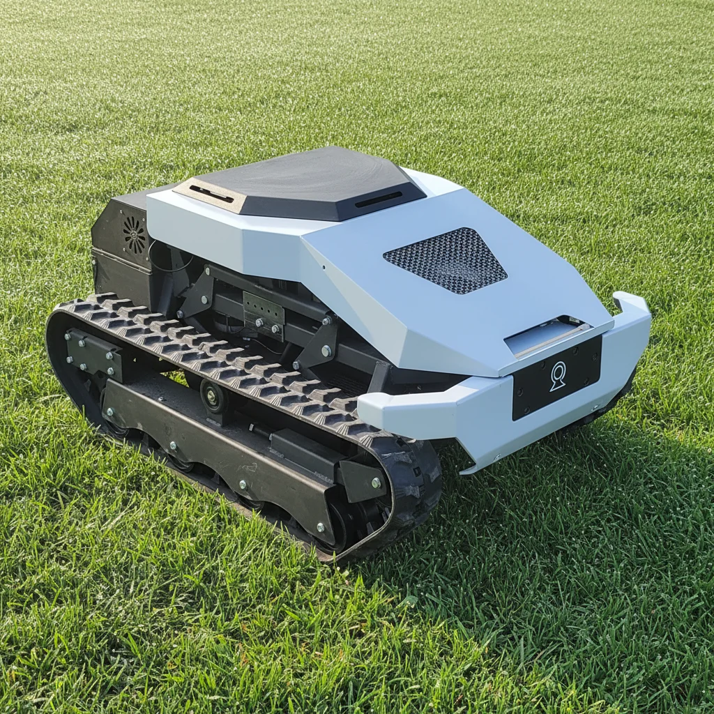 

Customize Heavy Duty Remote Control Crawler Mower Durable Grass Cutting Equipment For Hillside