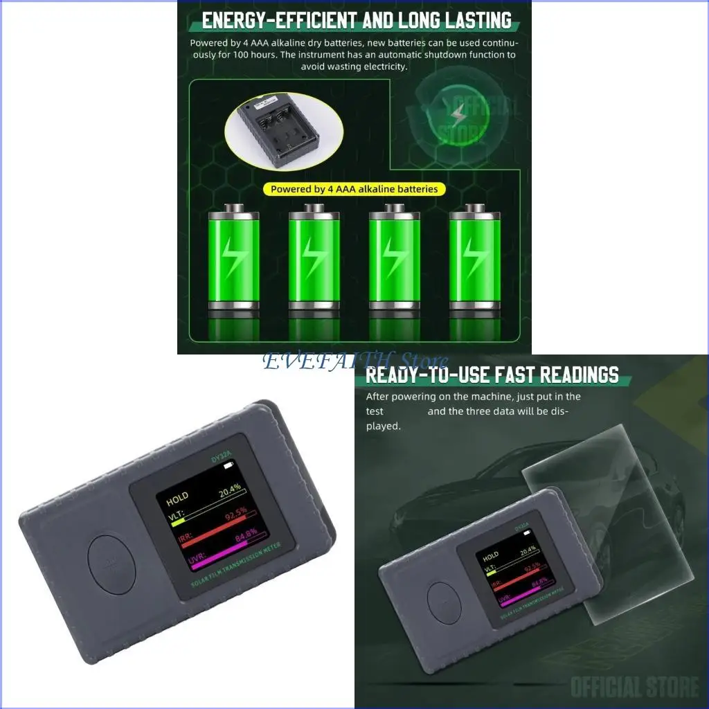 

124b Высокий контрастный ЖК -дисплей анализаторы пленки