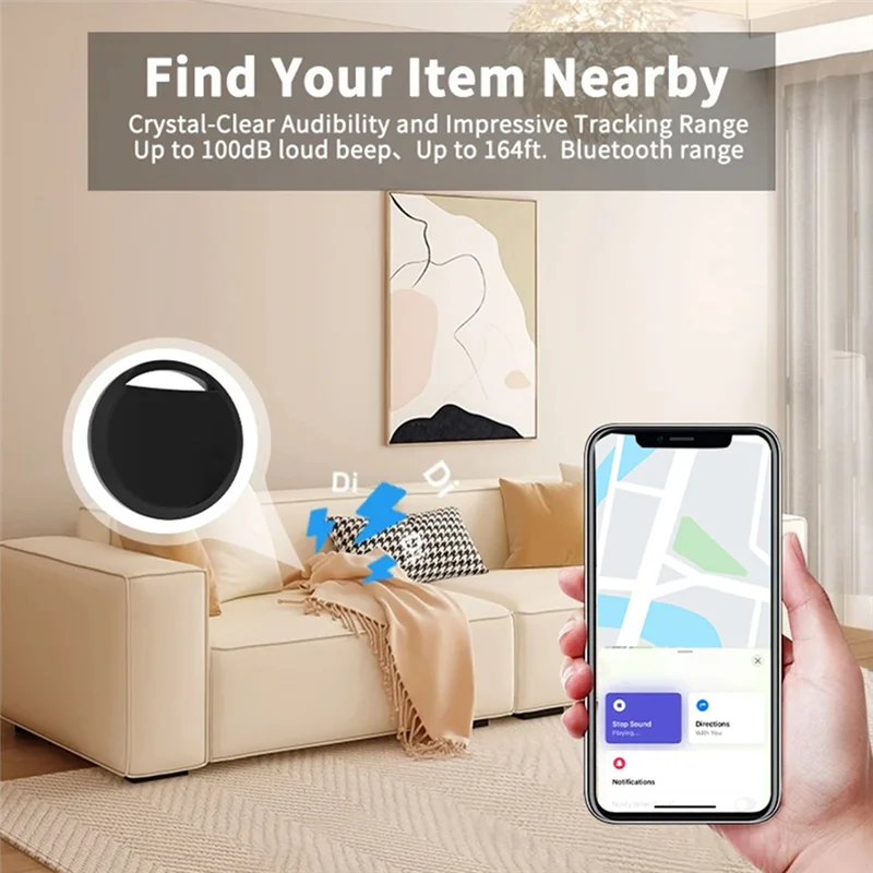 【PROMOTION】Anti-Loss Pet Collar With Tracker Mini GPS Tracker System For Find My App Smart Bluetooth Locator Child Finder