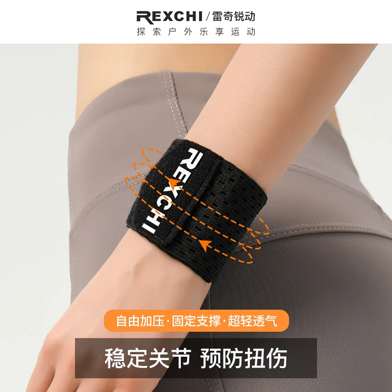 Rexchi outdoor Sports Wristbands Fitness Compression High Elastic Breathable Basketball Badminton Tennis Wrist Straps HW16