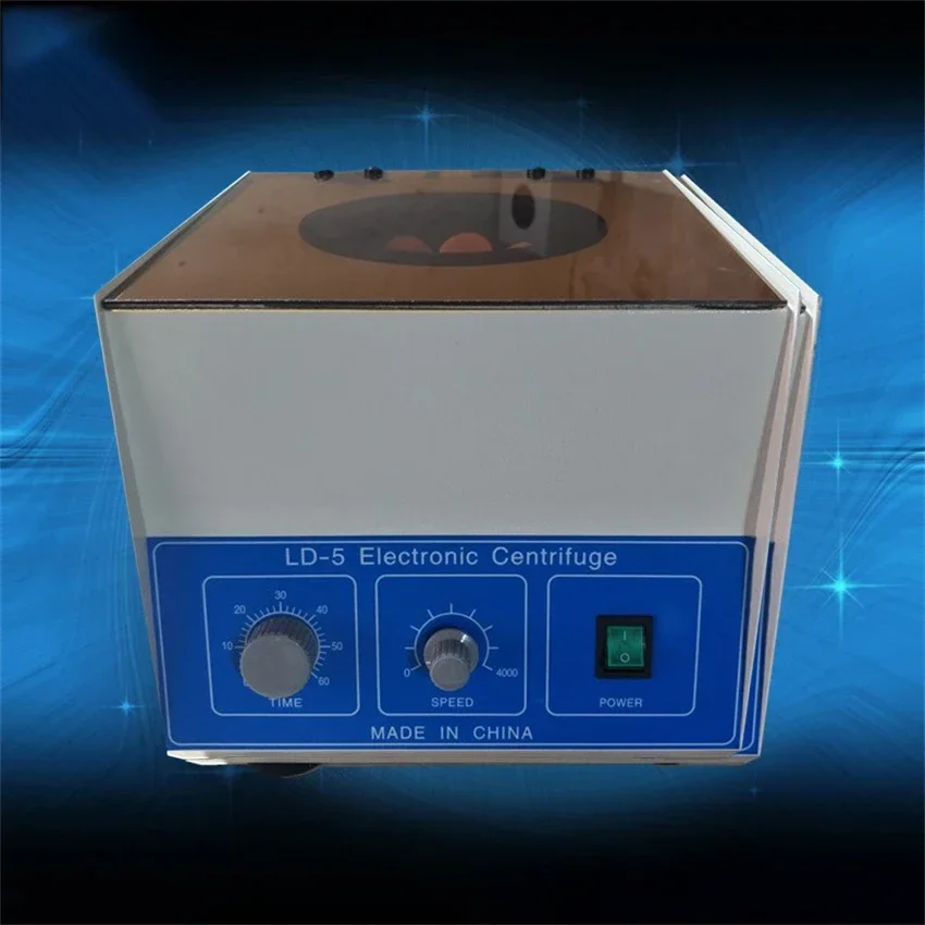 LD-5 50ml*8 0-4000rpm Laboratory Electric Centrifuge Cosmetology Medical Practice Machine Desktop Centrifuge Timing 0-60 Minute