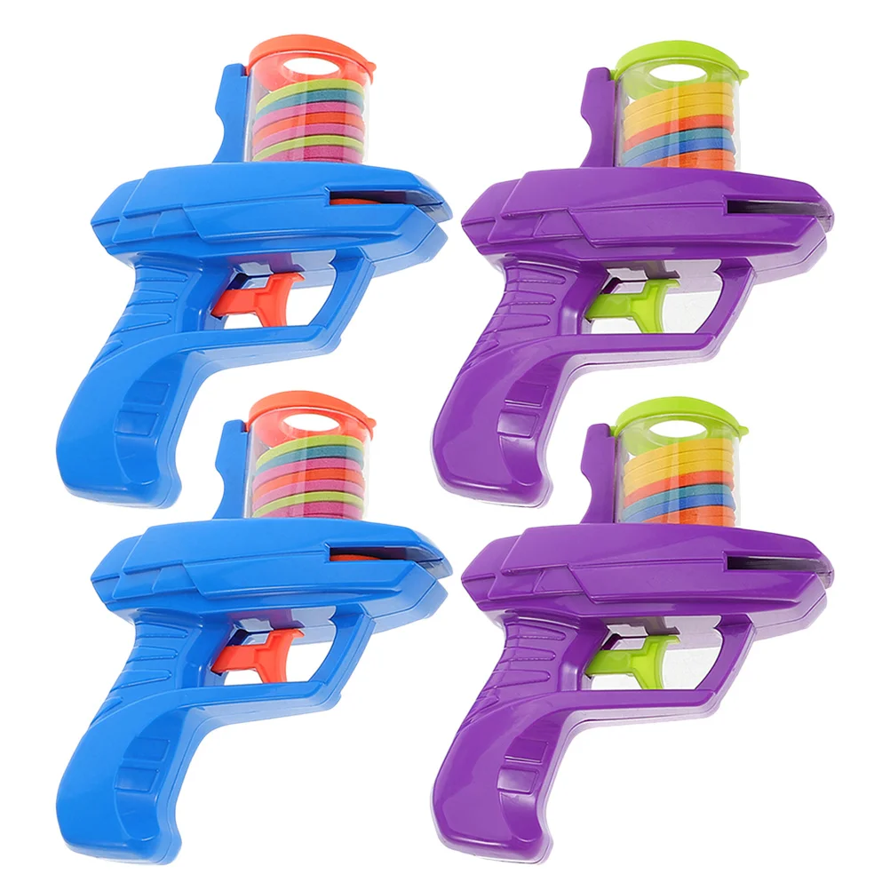 

4Pcs Carrot Flying Saucer - Disc Launcher for Kids Outdoor Play Fly Fun Activity