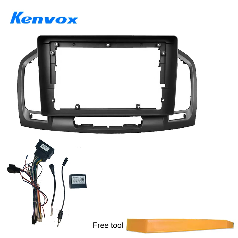 Car Frame Adapter Canbus Box For Buick Regal Opel Insignia 2008-2013 Android 9 Inch 2Din Stereo Mounting Bezel Frame Kit