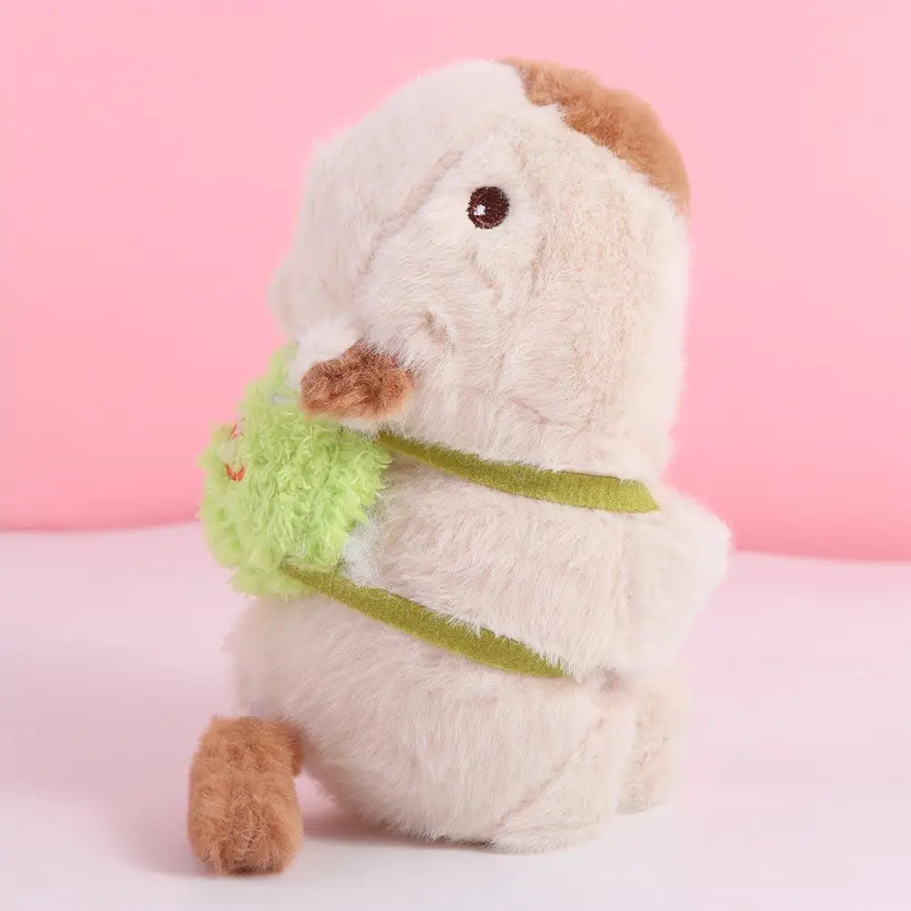 Pulsera de bofetada para roedores de capibara, serie de simulación, muñeca de peluche giratoria, pulsera de bofetada, pulsera de felpa de capibara estilo muñeca suave