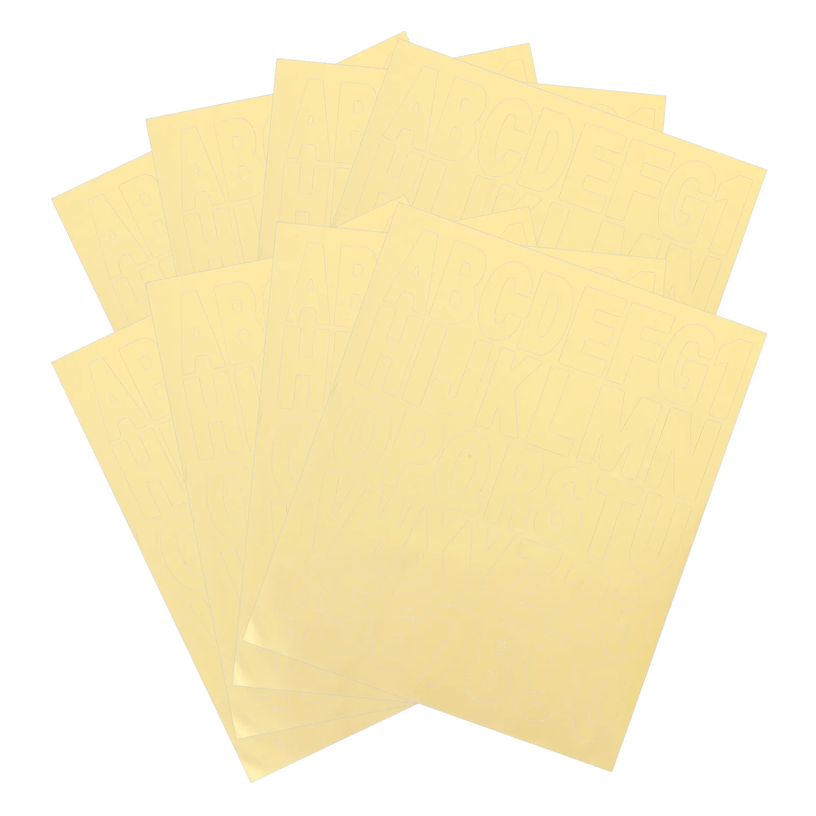 8 Pcs Decorative Stickers Mailbox Waterproof Letter Decals Letters Address Number