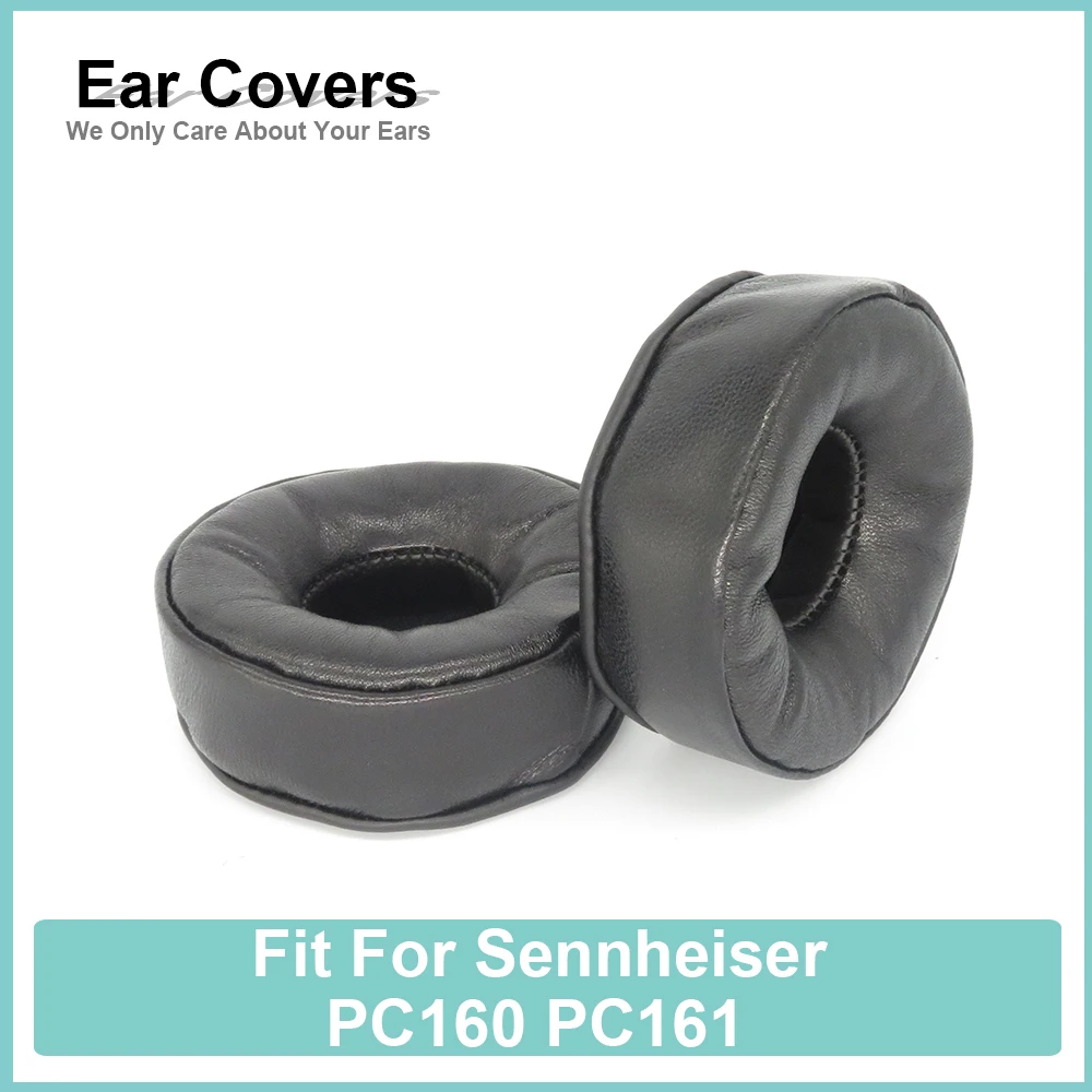 PC160 PC161 Earpads For Sennheiser Headphone Sheepskin Soft Comfortable Earcushions Pads Foam