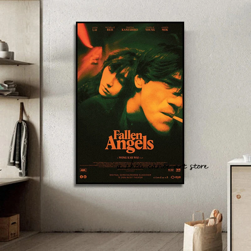 Vintage Movie Character Fallen Angels 1995 By Wong Kar Wai Art Poster Canvas Painting Wall Print Picture for Room Bar Home Decor