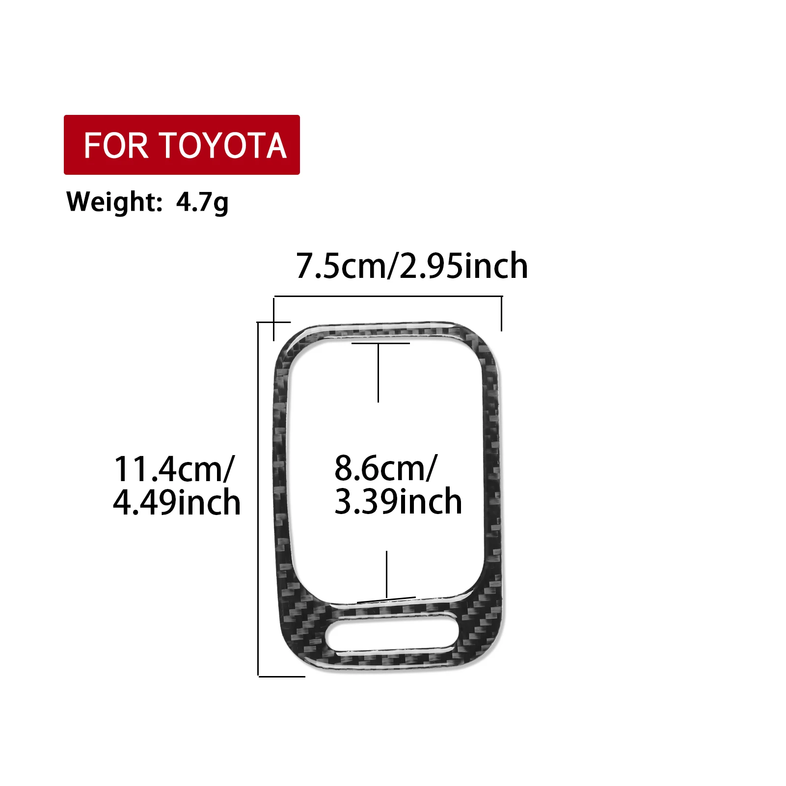 For Toyota MR2 Turbo GTI 1991-1995 Carbon Fiber co-pilot side air vent Panel Cover Car Accessories Interior Decorative Stickers