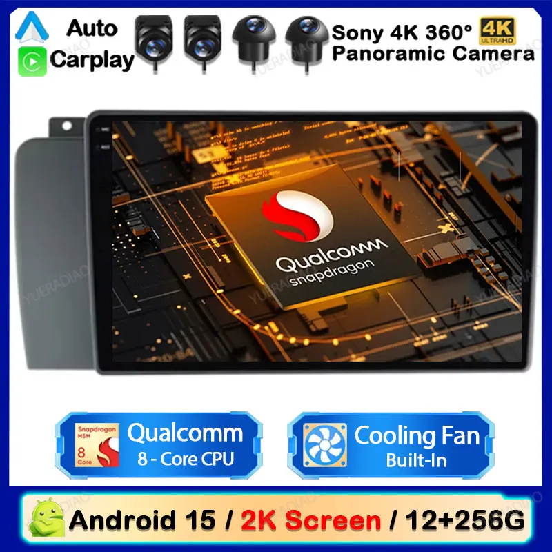 

Android 15 Car Radio For Volvo XC70 V70 S60 2004 - 2007 Carplay Auto Multimedia Stereo Video Player GPS NAVI 4G WIFI Head Unit