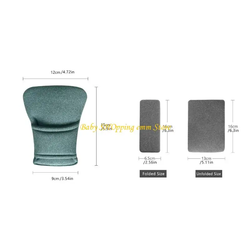 23GD Fotelik samochodowy Pasek na ramiona Krocza Protektor Universal Soft Support Łatwe czyszczenie materiału do bezpieczeństwa