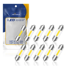 10pcs C5W C10W LED Bulbs 31MM 36MM 39MM 41MM COB LED Bulbs Canbus Festoon Led Car Interior Light Dome Reading License Plate Lamp