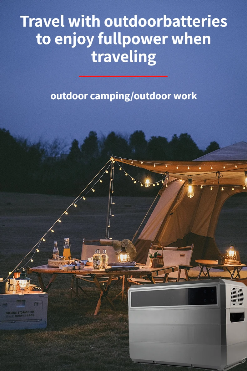 Real Capacity Labled 2304Wh 2000w Portable Lithium Power Battery Pack Bank Station Portable Outdoor Battery