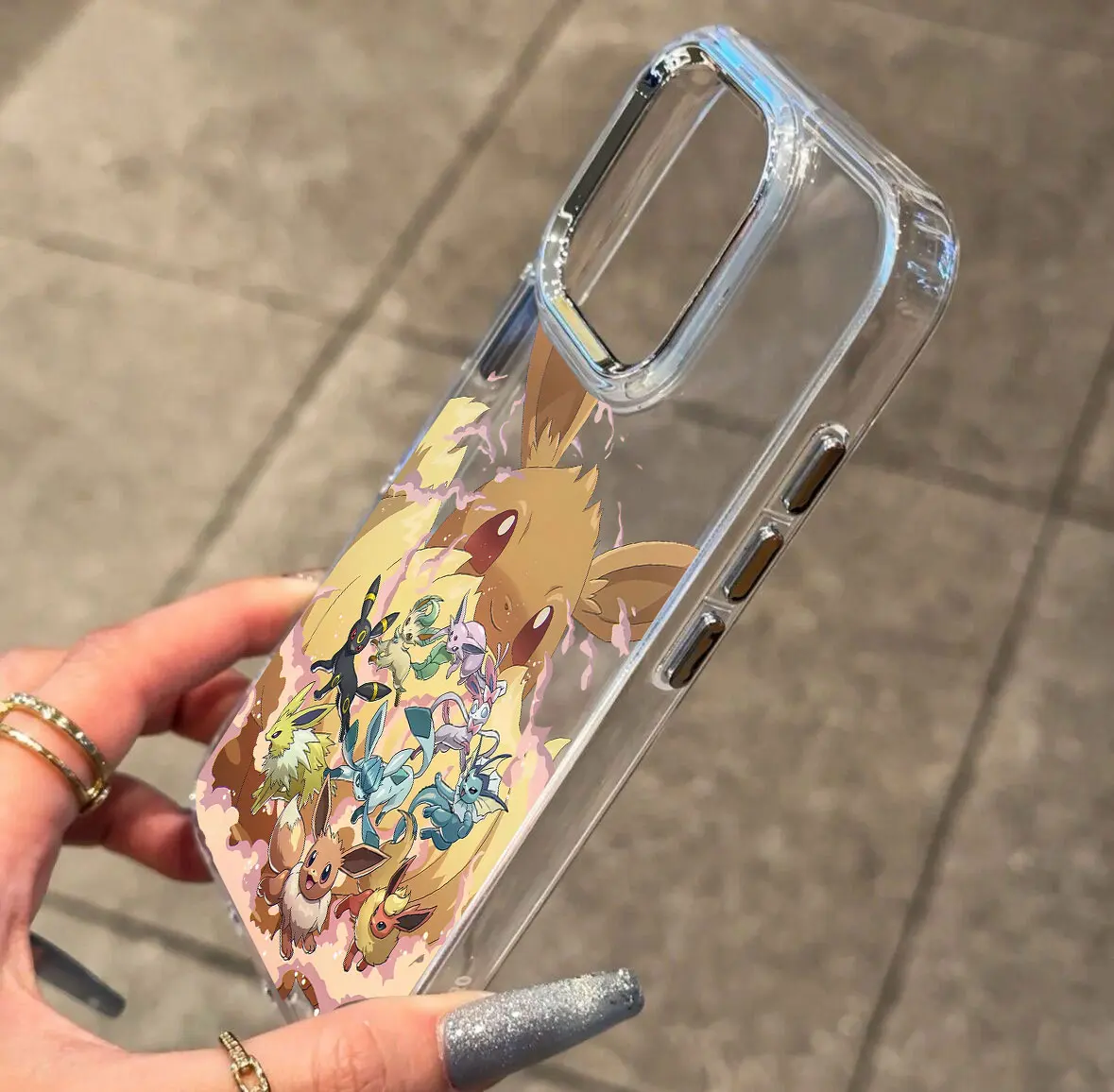 أنيمي جديد بوكيمون Gengar السنجاب قضية الهاتف آيفون 17 16e 16 15 14 13 12 11 برو ماكس 8 7 الهواء زائد غطاء ناعم شفاف #4