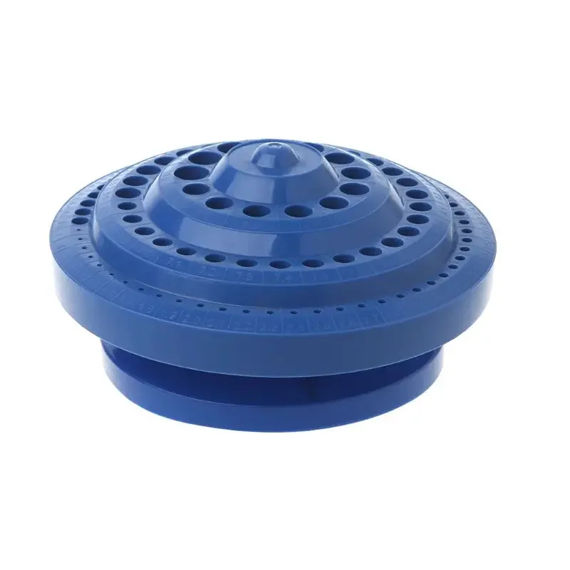 100pcs Hole Drill Bit Storage Case Holder Round Hard Plastic Stand 1-13mm