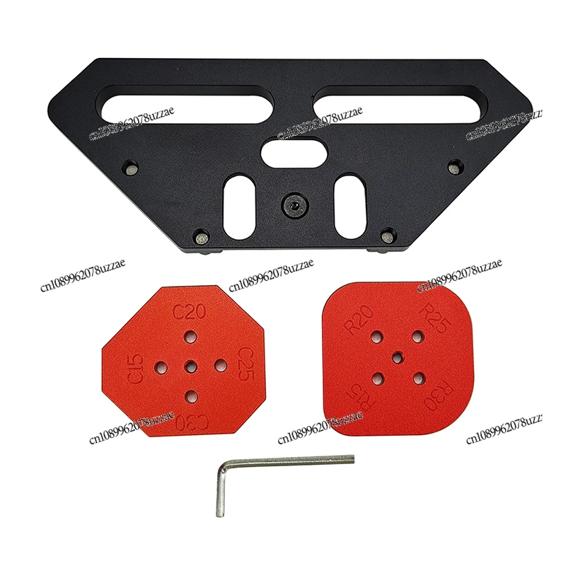 Woodworking Semicircular Angle Formwork Arc Trimming Positioner C R Arc Bakelite Milling Trimming