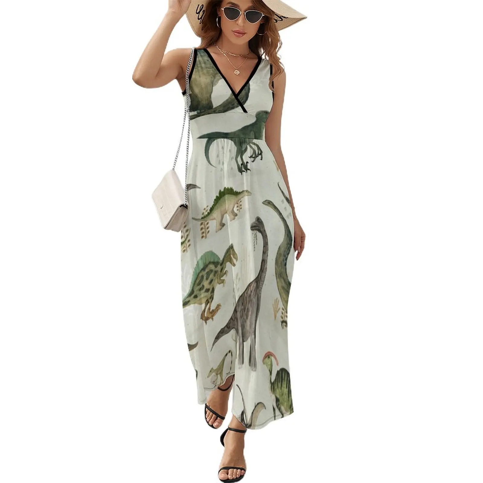 

Dinosaurs Sleeveless Dress long dress women summer long dress women Bridesmaid woman dresses for women 2025