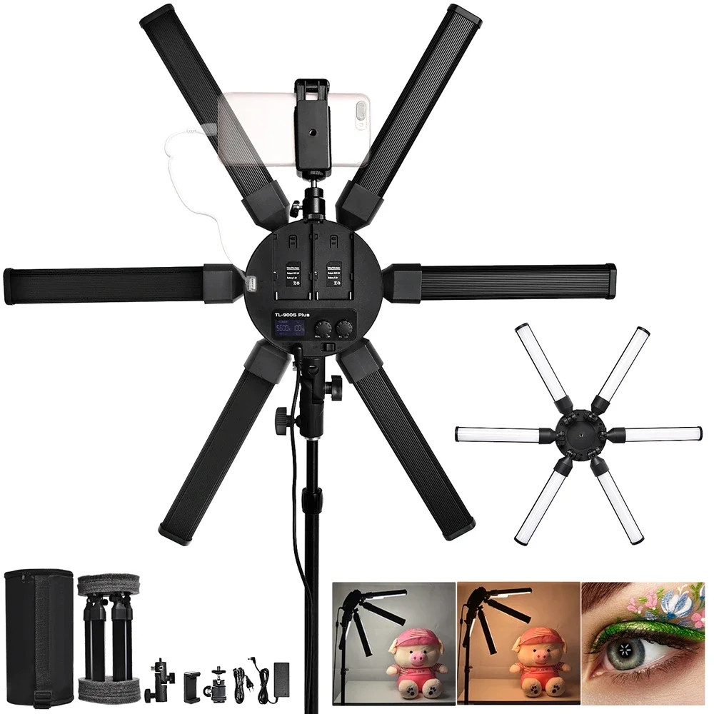 2026 FOSOTO FT-06 MINI 60W 288led Star LED Photographic Lighting For Camera Shooting