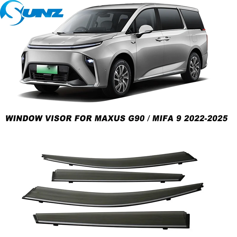 

Side Weathershield For Maxus G90 / MIFA 9 2022 2023 2024 2025 Wind Deflector Car Rain Window Visor Sun Visor Rain Guard