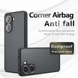 X7 Pro Case for POCO X7Pro Matte Clear Phone Cover for Xiaomi Redmi Turbo 4 POCO X7 Acrylic PC + TPU Thin Shockproof Bumper