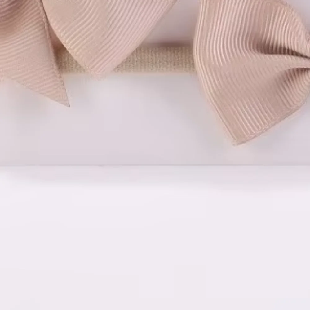 

10 шт., модная милая нейлоновая эластичная повязка на голову, милая роскошная резинка с бантом, веревка для волос для маленьких девочек, новорожденных малышей