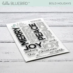AliliArts Bold Holidays Metal Cutting Dies and stamp Scrapbook paper craft knife mould blade punch stencils dies 2022