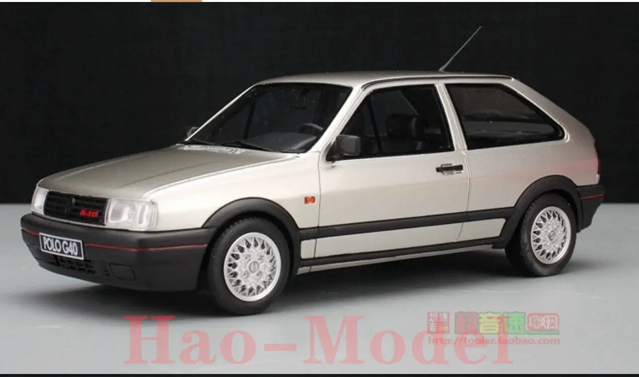 Otto-レジン-ミニチュアシミュレーションカー,フォルクスワーゲンポロmk2 g40,1:18,限定玩具,誕生日プレゼント,趣味,展示コレクション