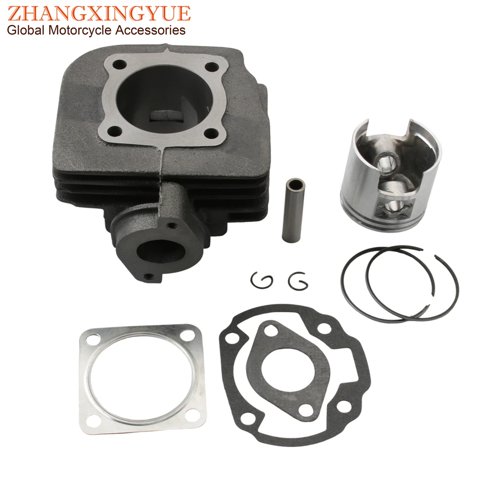 70cc Big Bore Cylinder Barrel Kit & Piston Kit & Cylinder Gasket for Suzuki Address 50 AD50 AG50 ZZ50 SF50 47mm/10mm 2T