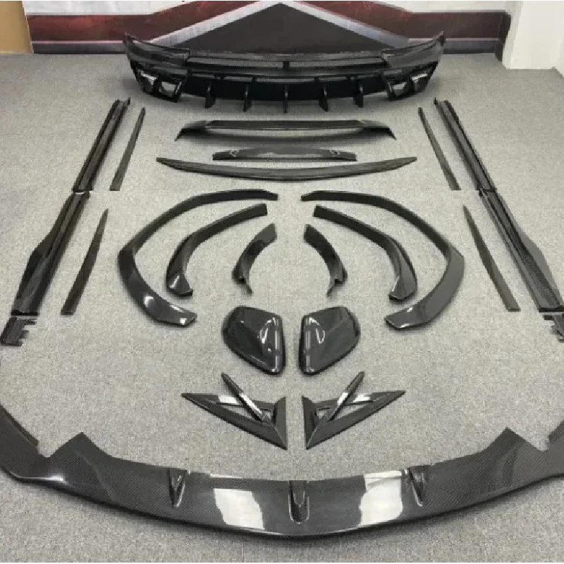 

URUS Soft M Style Carbon Fiber Body Kits for URUS to M Style Carbon Front Lip Over Fenders Side Skirt Diffuser Exhaust Spoiler