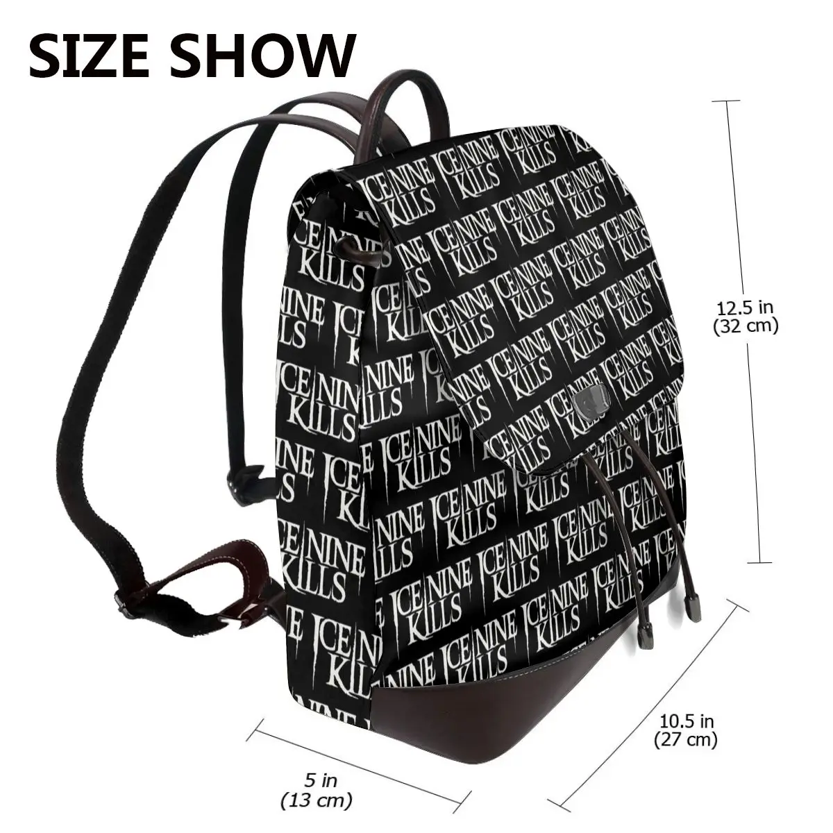 Ice Nine Kills Bookbag School Student Bags Hiking Travel Daypack for Women Fashion Derma Backpack