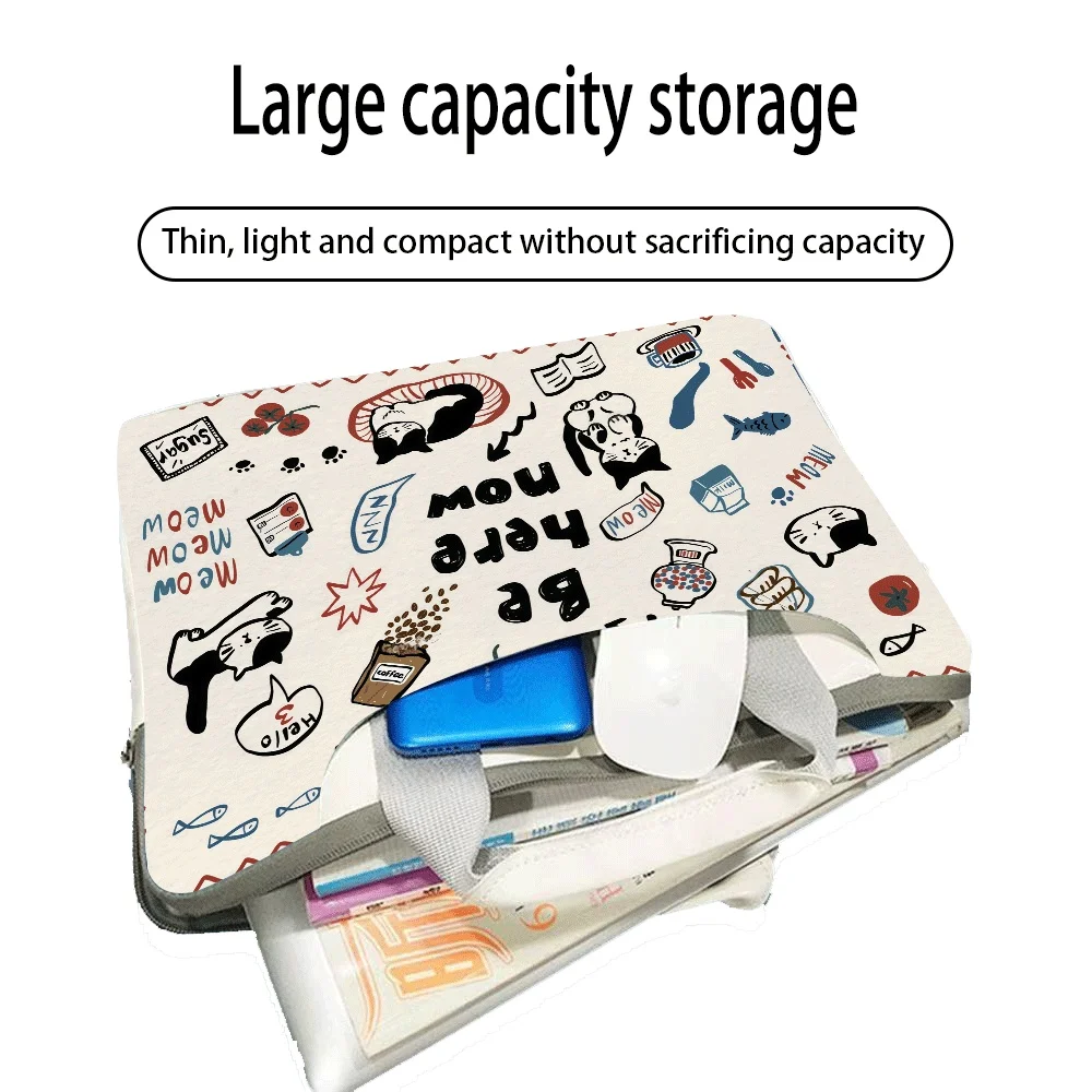 

Cartoon Animal Portable Laptop Bag Briefcase Laptop Protective Case Storage Bag for Macbook 12 13 14 15.6 16 Inch Macbook Air