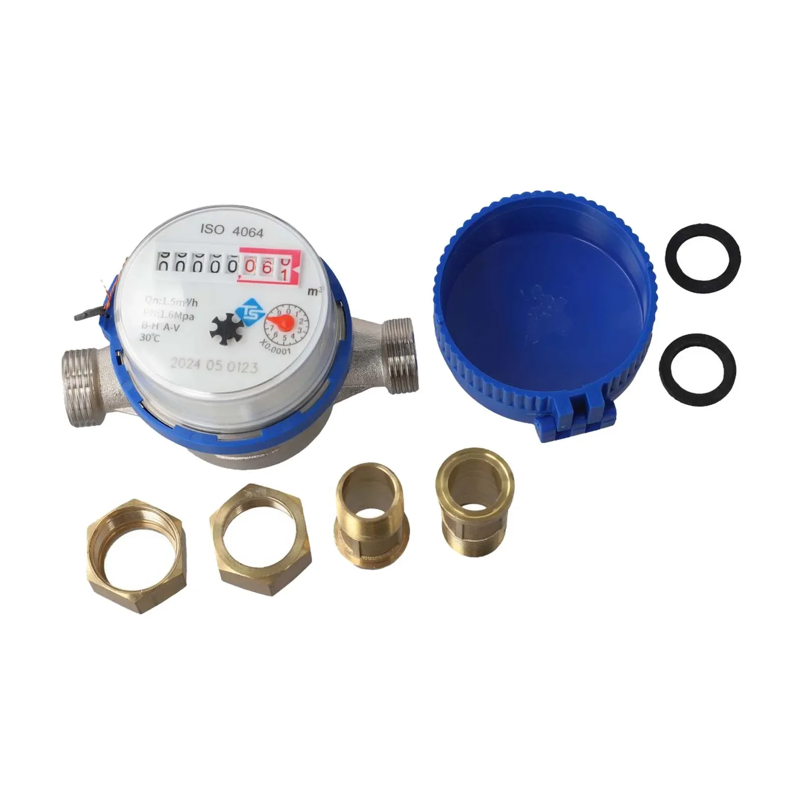 Mechanical Rotor Digital Cold Water Meter Perfectly Suited for Home Use Featuring an Adjustable Reading Mechanism