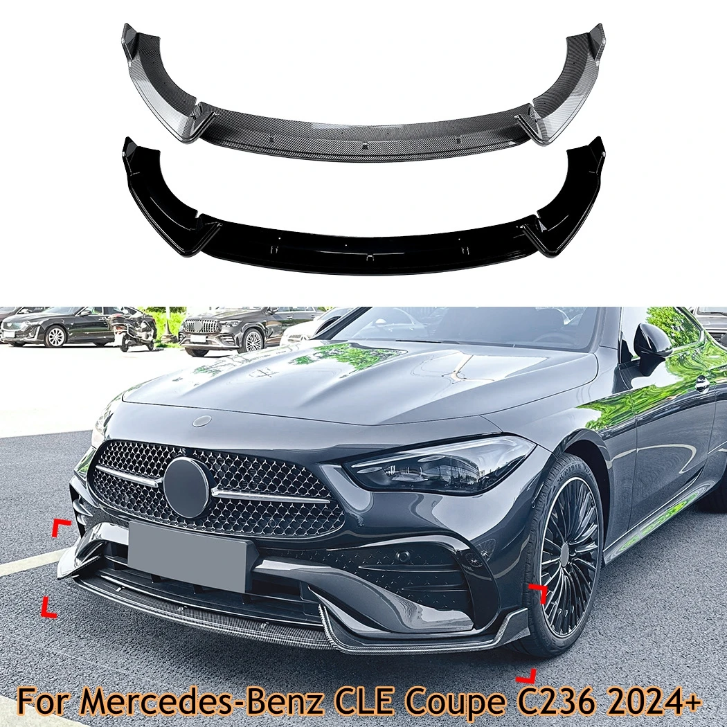 

For Mercedes-Benz CLE Coupe C236 2024+ AMG front bumper front lip front shovel exterior spoiler modification Accessories