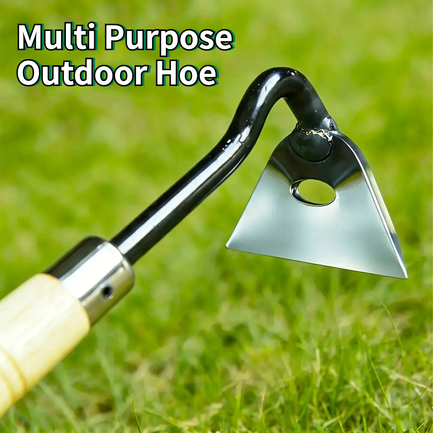 Garden Hoe Weeders Carbon Steel Gardening Hook and Weeding Tool Dual-Purpose Hardened Weeding Hoe for Easily Removing Weeds