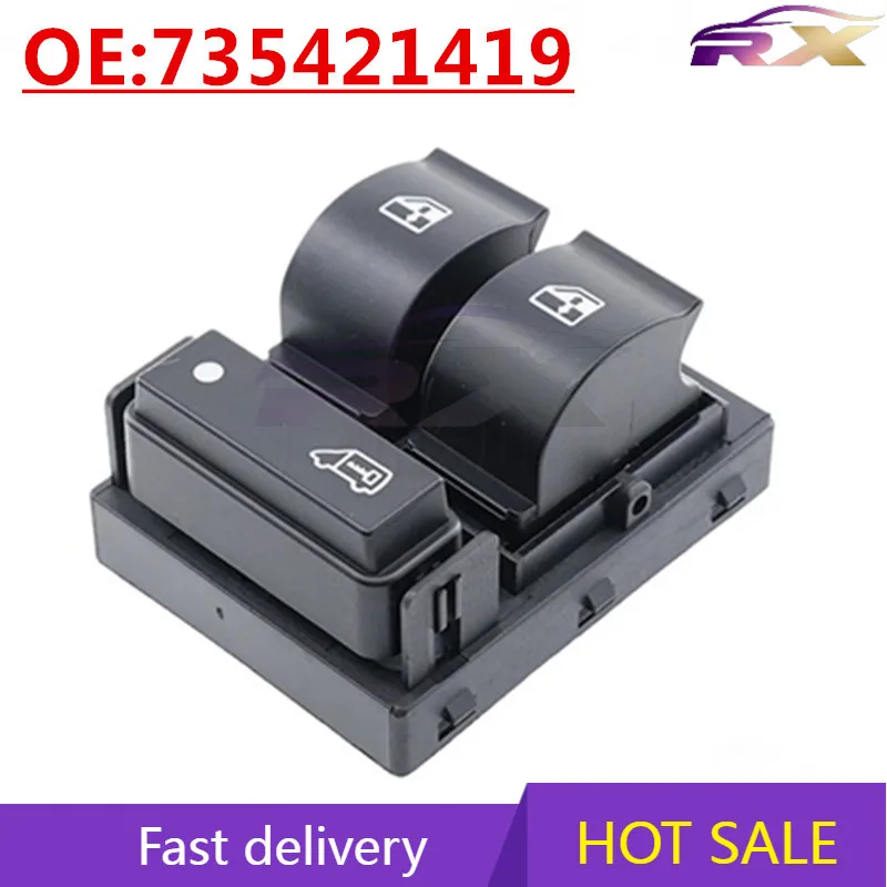 

OEM:735421419 Suitable for Fiat Auto Parts Glass Lifter Electric Switch Windows Switch